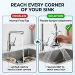 AquaFlex™ 3-Mode Kitchen Faucet Sprayer