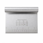 Kitchen dough divider and scraper for baking prep