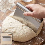 Big stainless steel dough scraper
