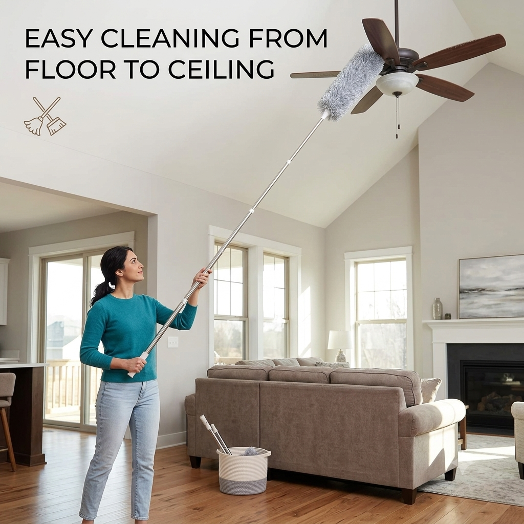 FlexiDust™ 100-Inch Extendable Microfiber Duster