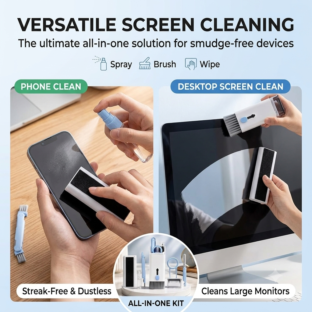 TechClean™ 7-in-1 Gadget Cleaning Kit