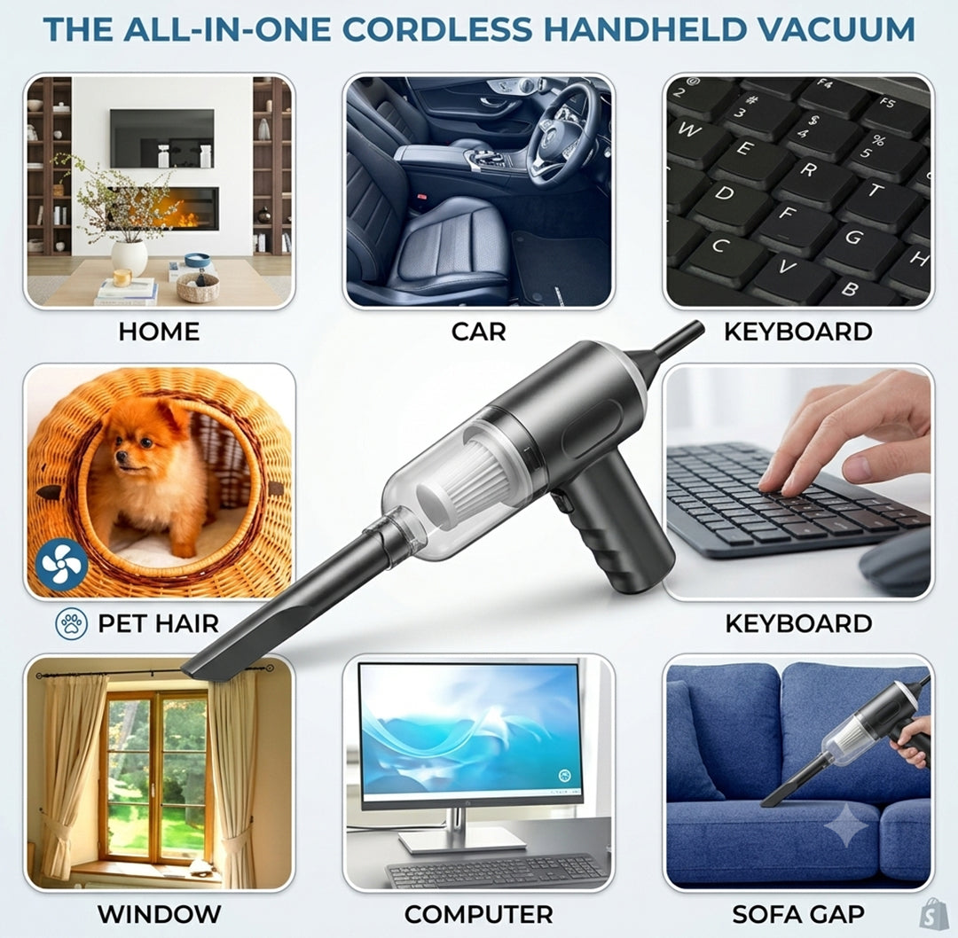 EasyClean™ 3-in-1 Portable Vacuum, Blower & Mop