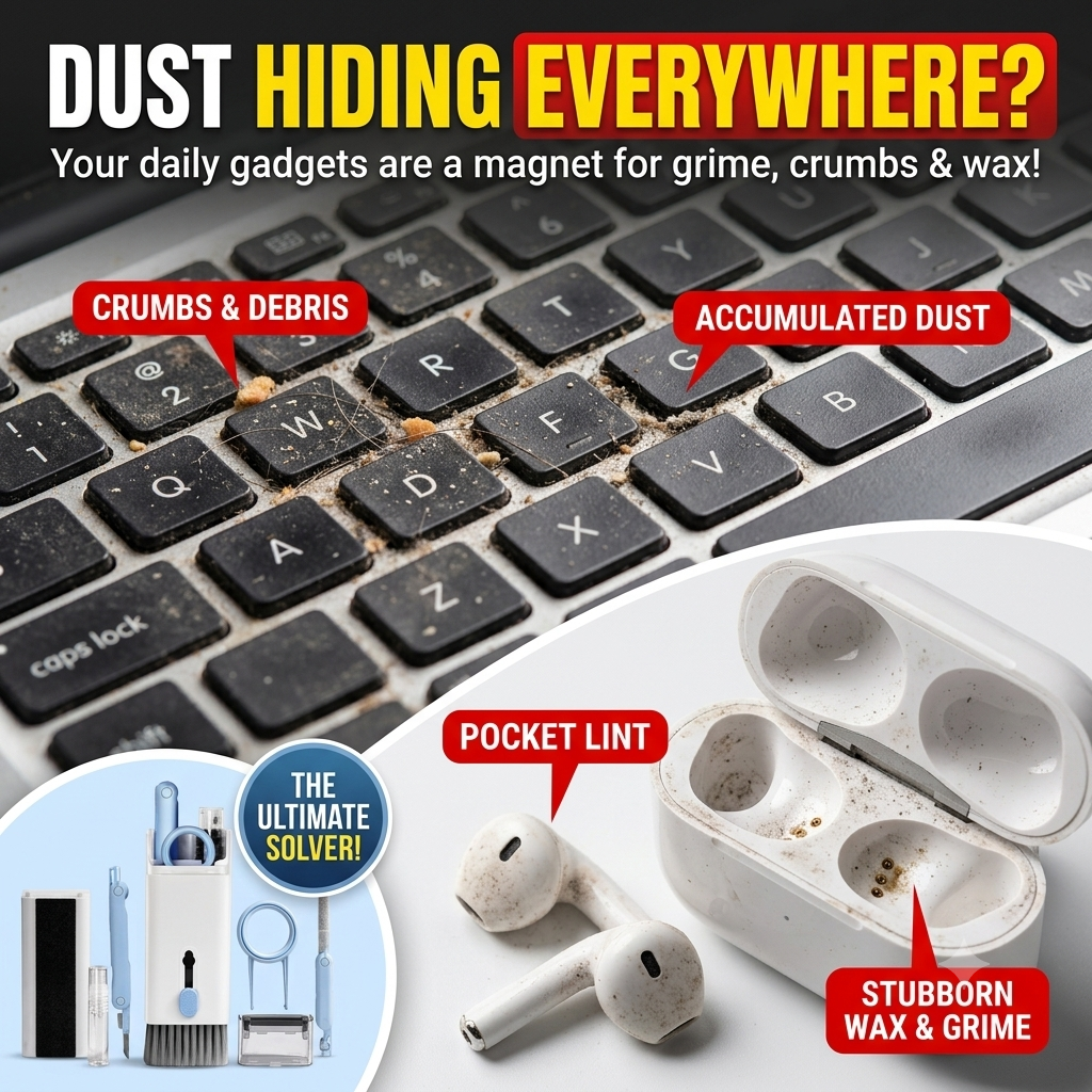 TechClean™ 7-in-1 Gadget Cleaning Kit