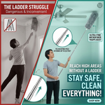 FlexiDust™ 100-Inch Extendable Microfiber Duster