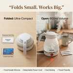Foldable Travel Electric Kettle – 600ml