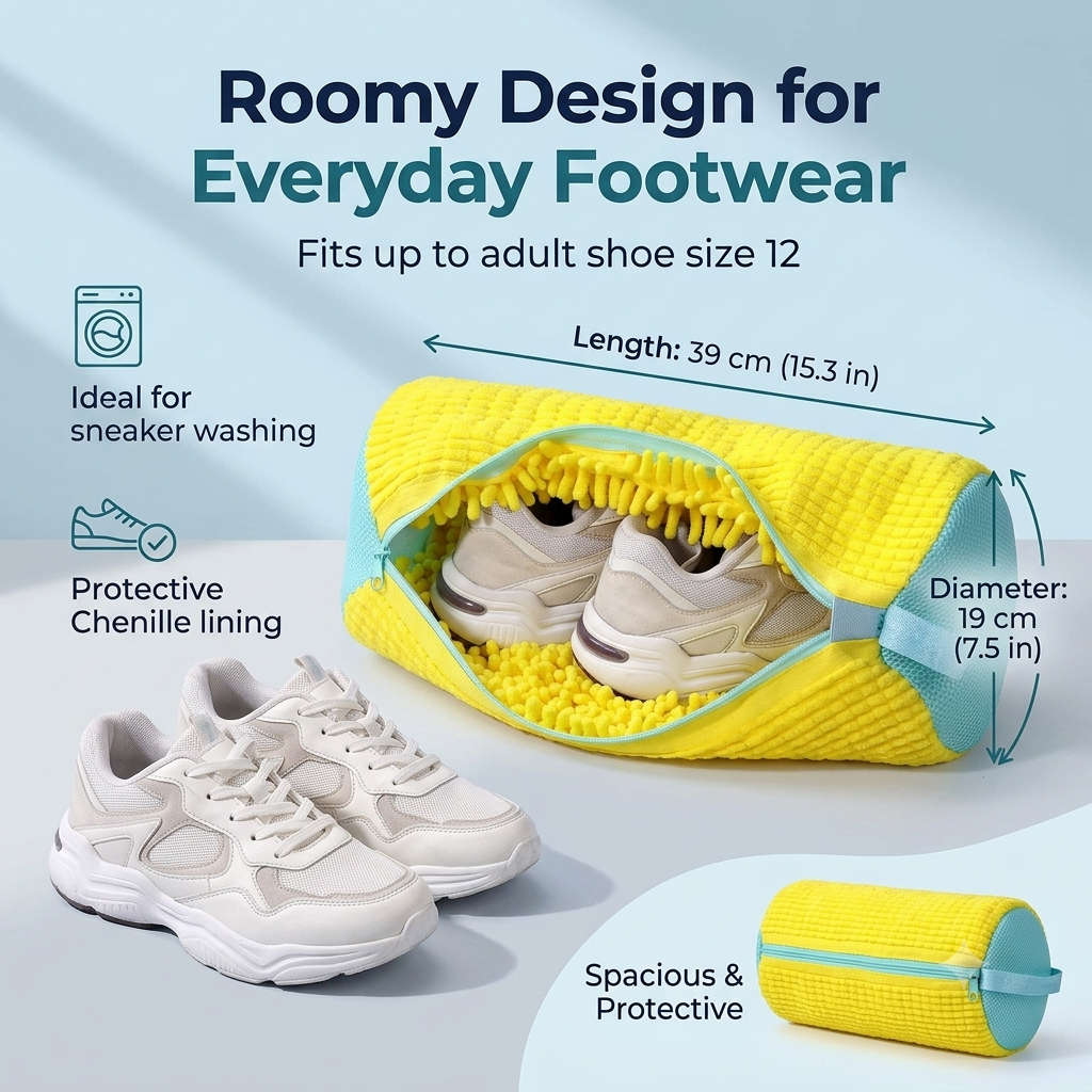 Shoe Wash Pro™ – Protective Washing Machine Shoe Bag