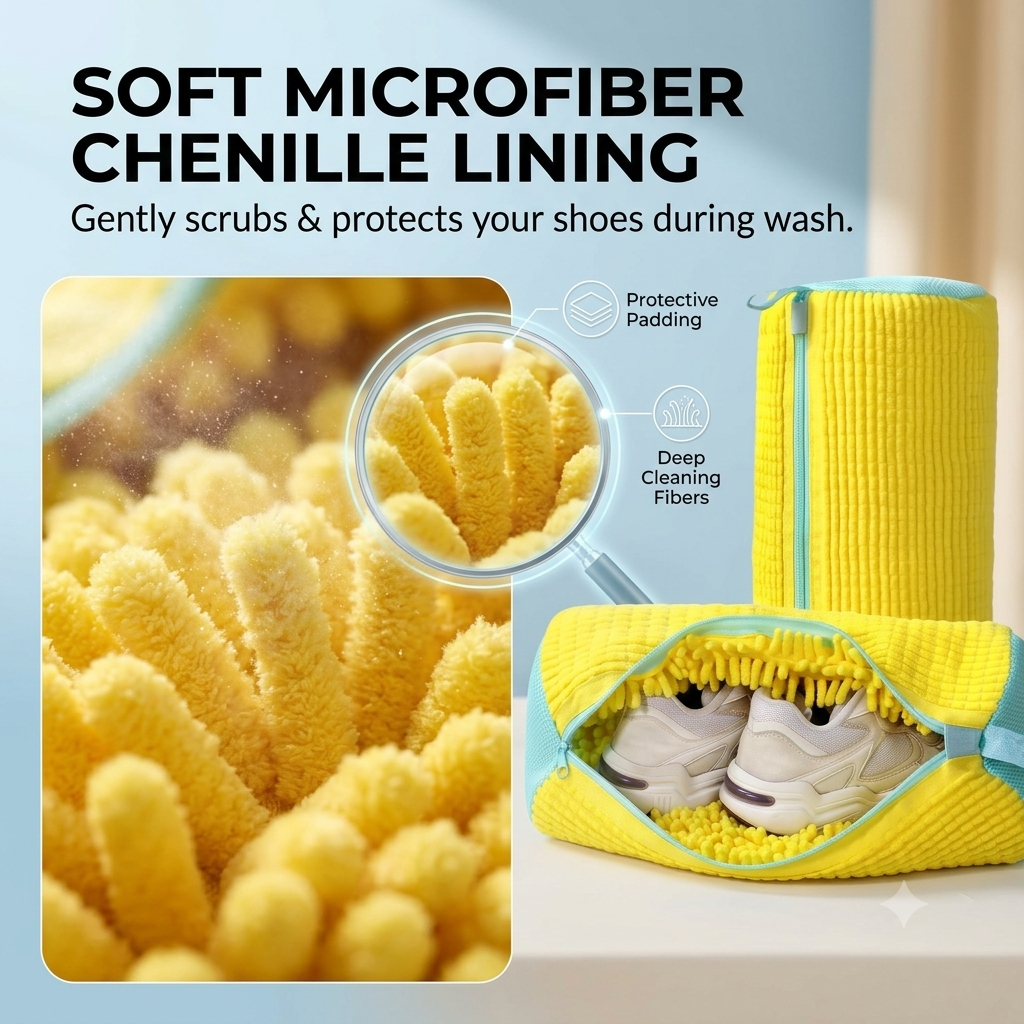 Shoe Wash Pro™ – Protective Washing Machine Shoe Bag