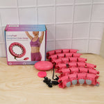Adjustable exercise hula hoop for home fitness and slimming